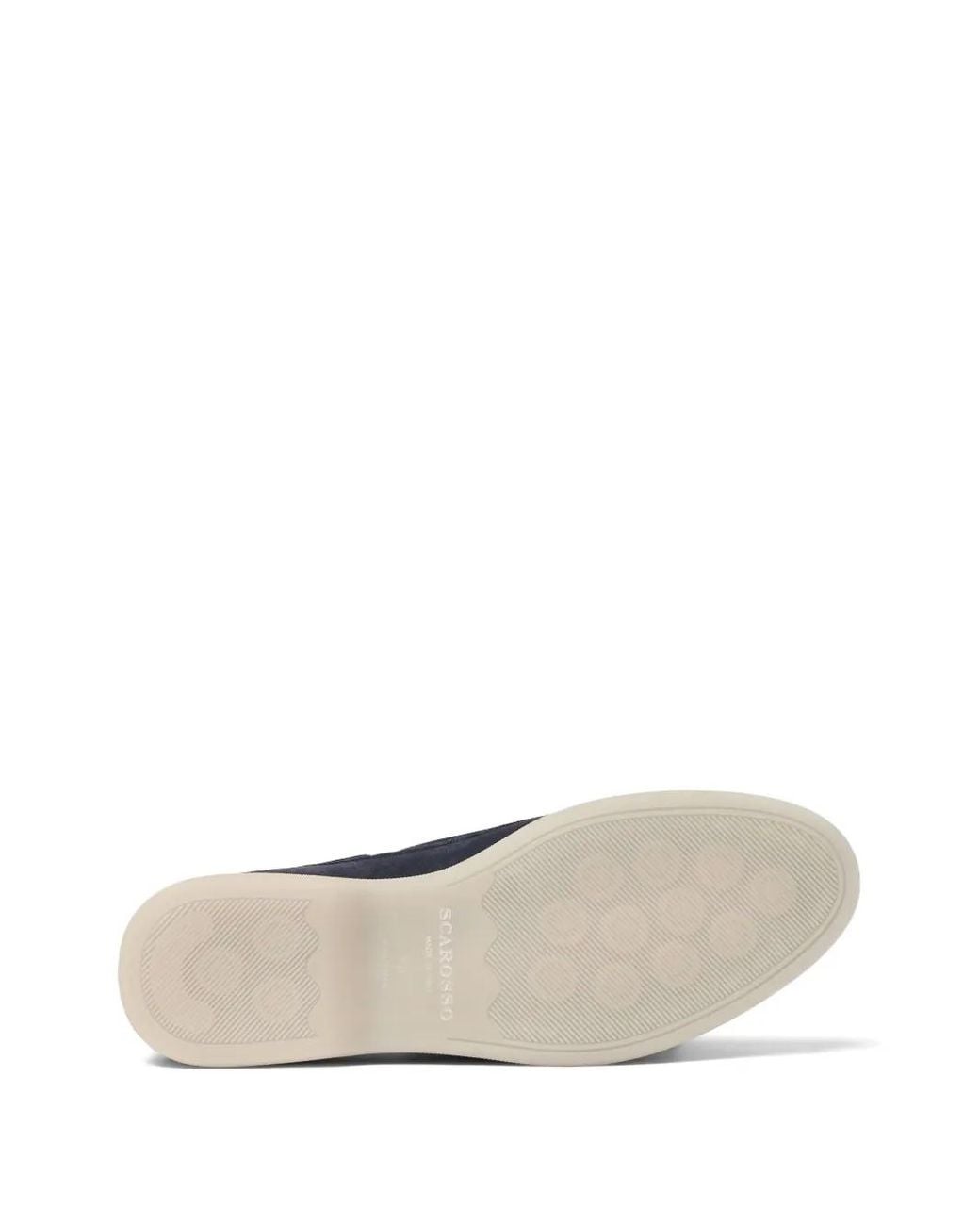 Scarosso Blue Lia Boat Shoes