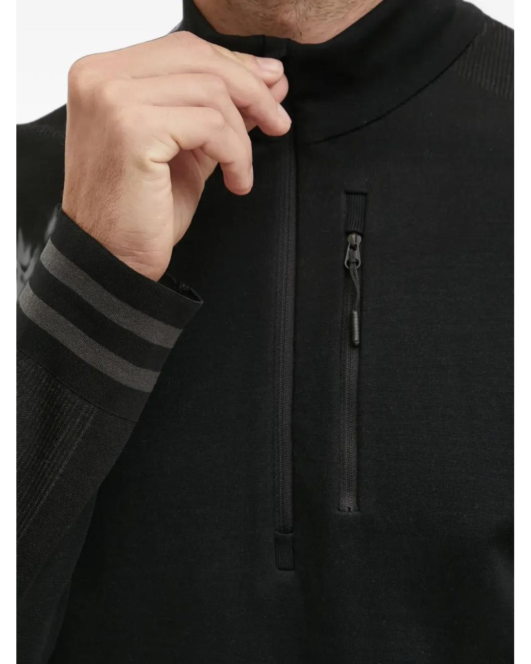 Sweat À Col Zippé Smartwool pour homme en coloris Black