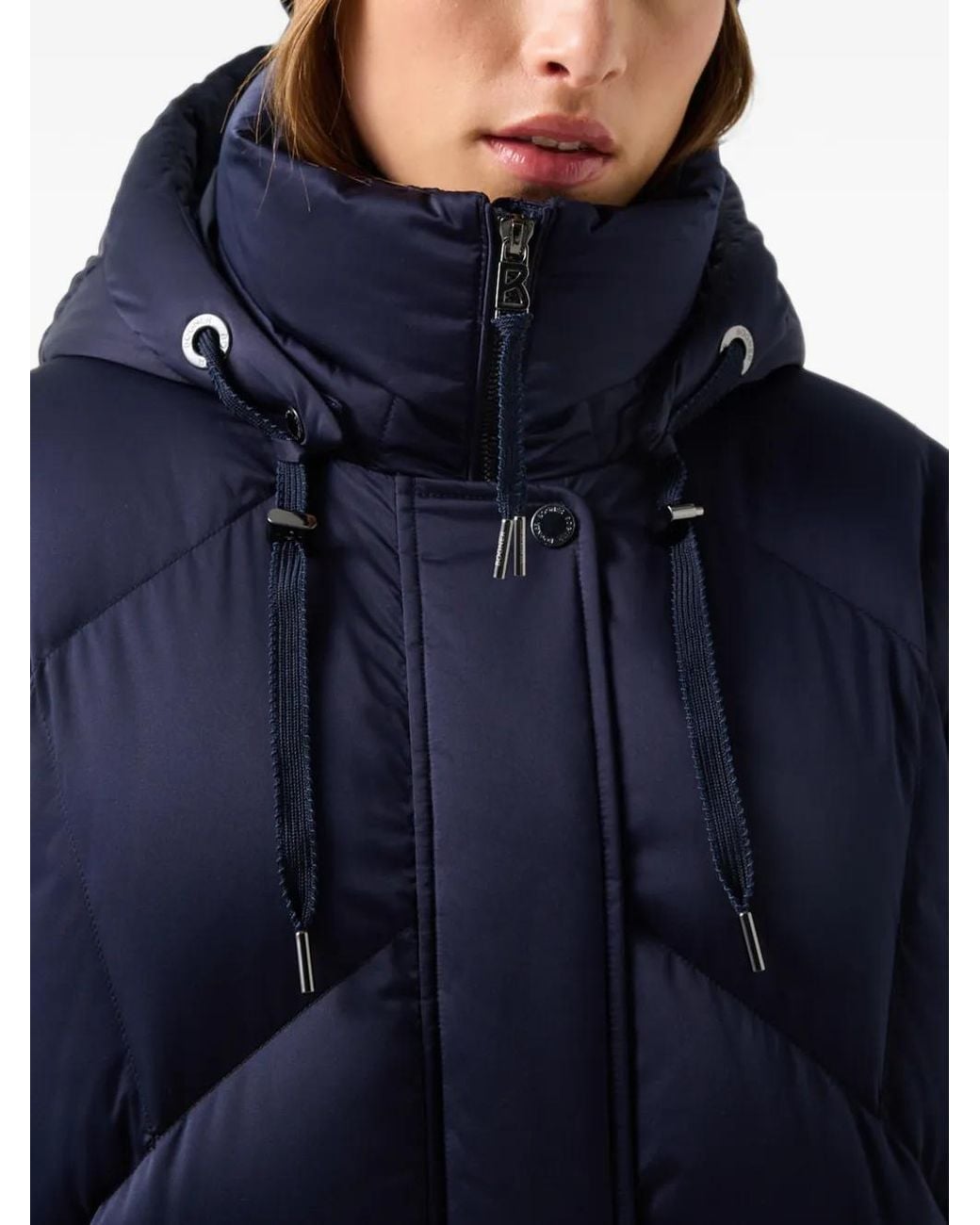 Bogner Blue Ginny Quilted Hooded Coat