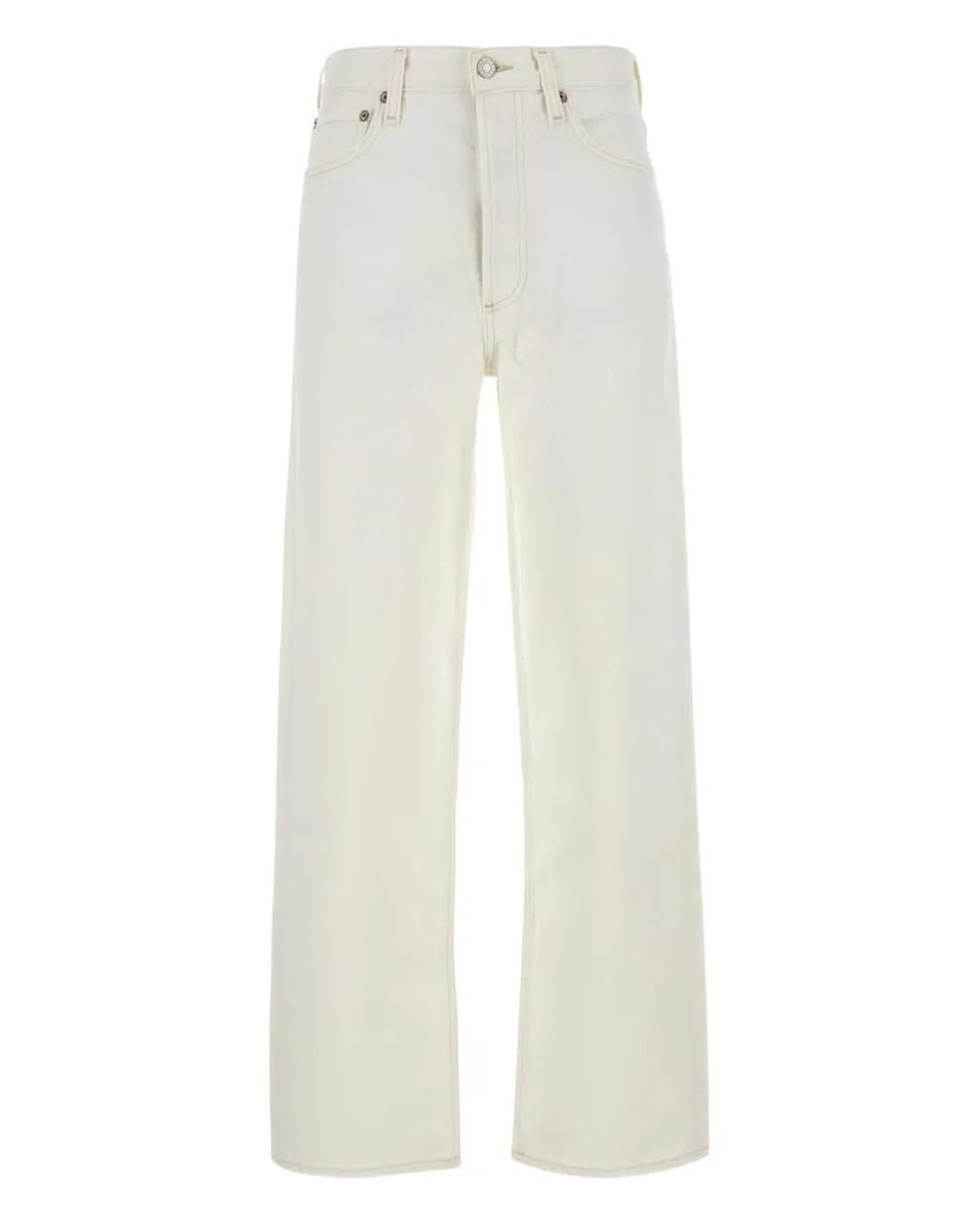 Agolde White Henson Jeans
