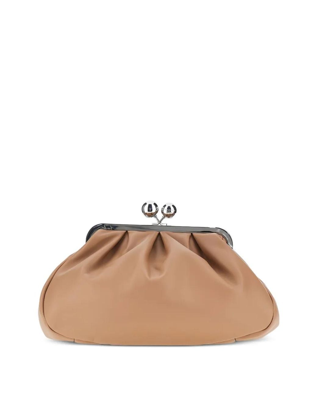 Weekend by Maxmara Natural Pasticcino Leather Tote Bag