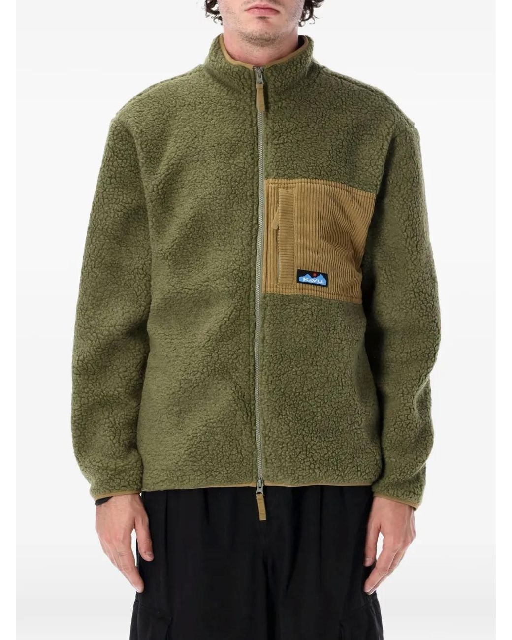 Kavu Green Wayside Fleece Jacket for men