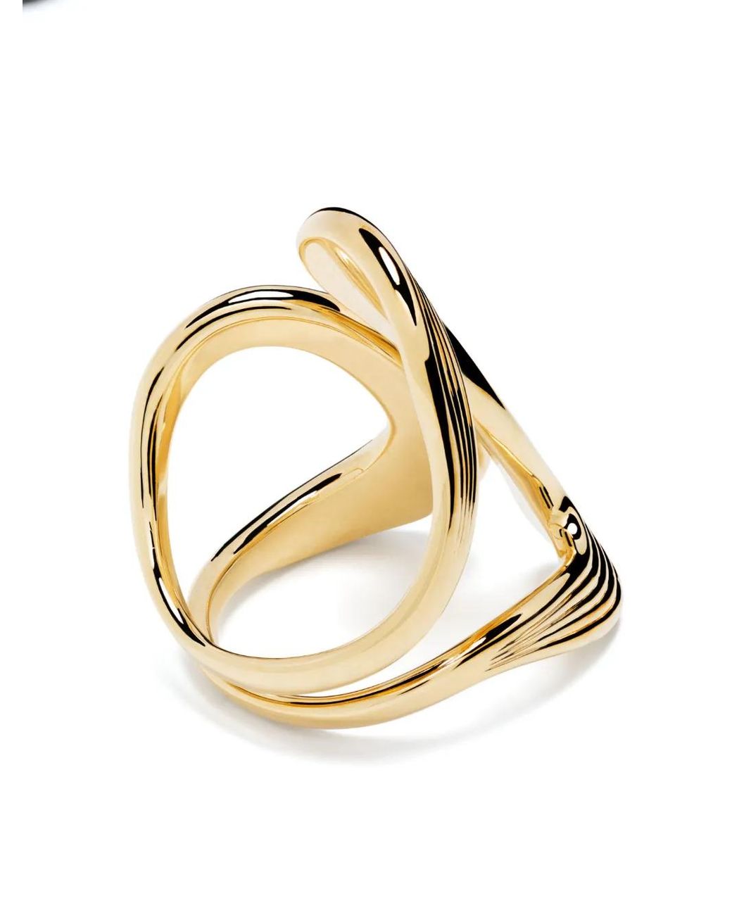 Fernando Jorge Metallic 18K Stream Lines Open Ring