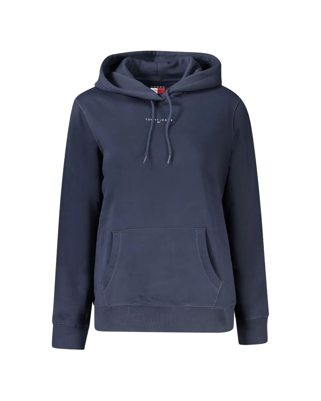 Tommy Hilfiger Blue Logo-Print Hoodie