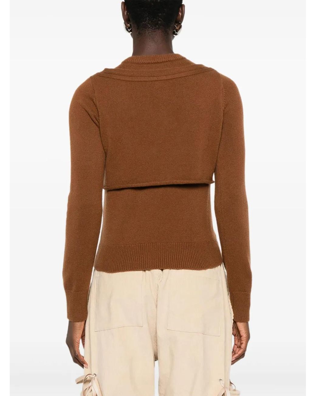 Jersey Con Cuello Redondo B.B. Wallace de color Brown
