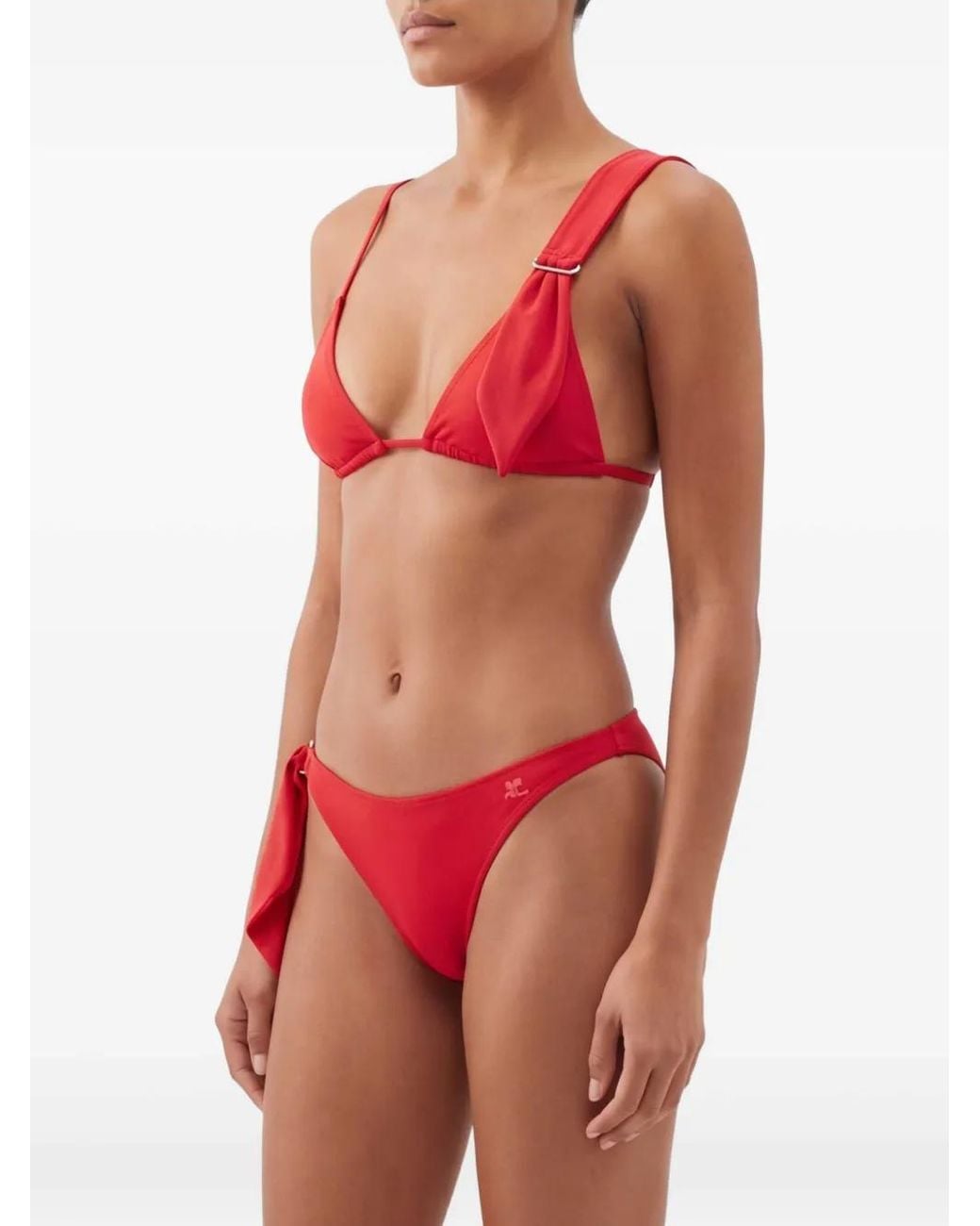 Bikini Scarf Courreges de color Red