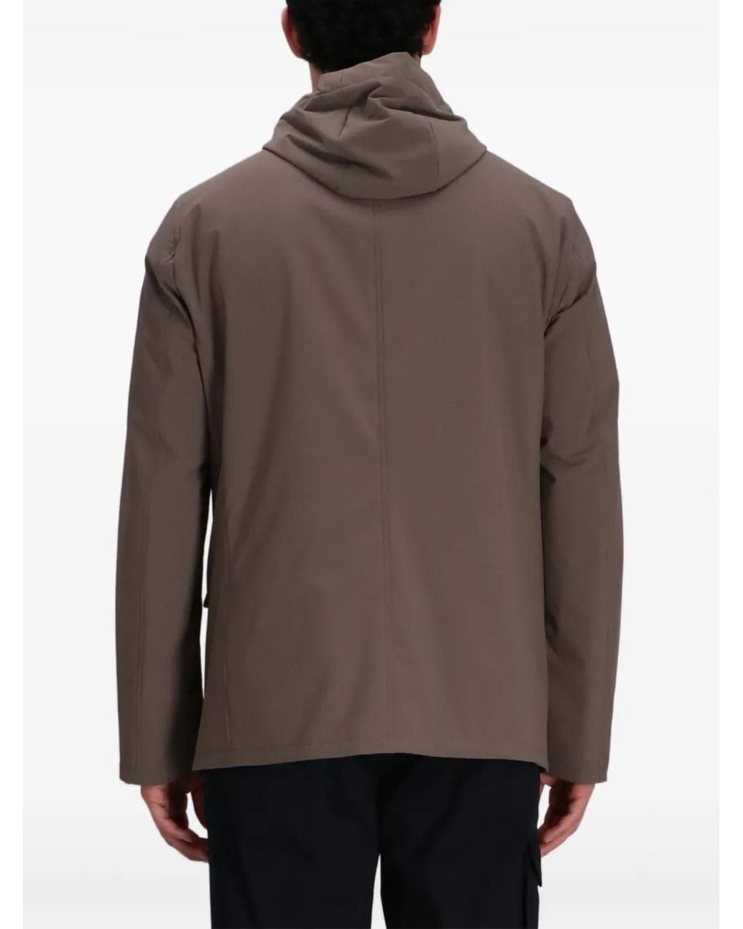 Herno Brown Elastane Blazer for men