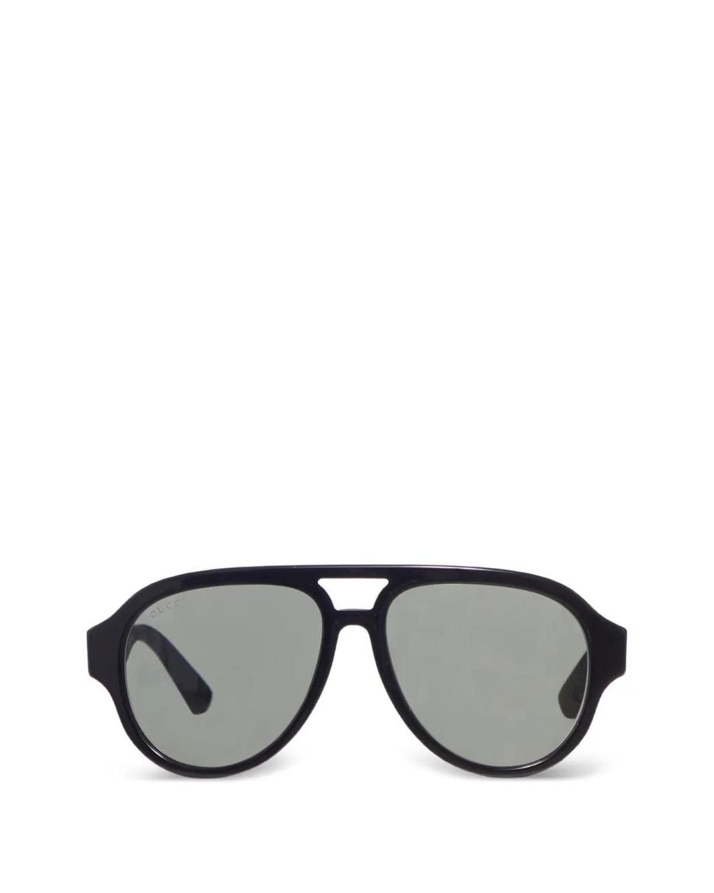 Gucci Black Pilot Sunglasses