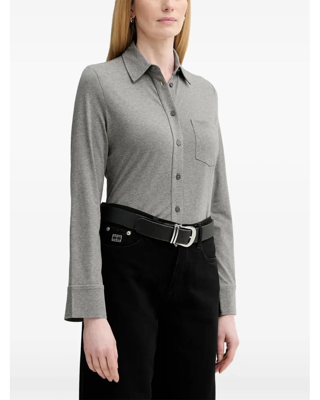 Marc O' Polo Gray Button-Fastening Shirt
