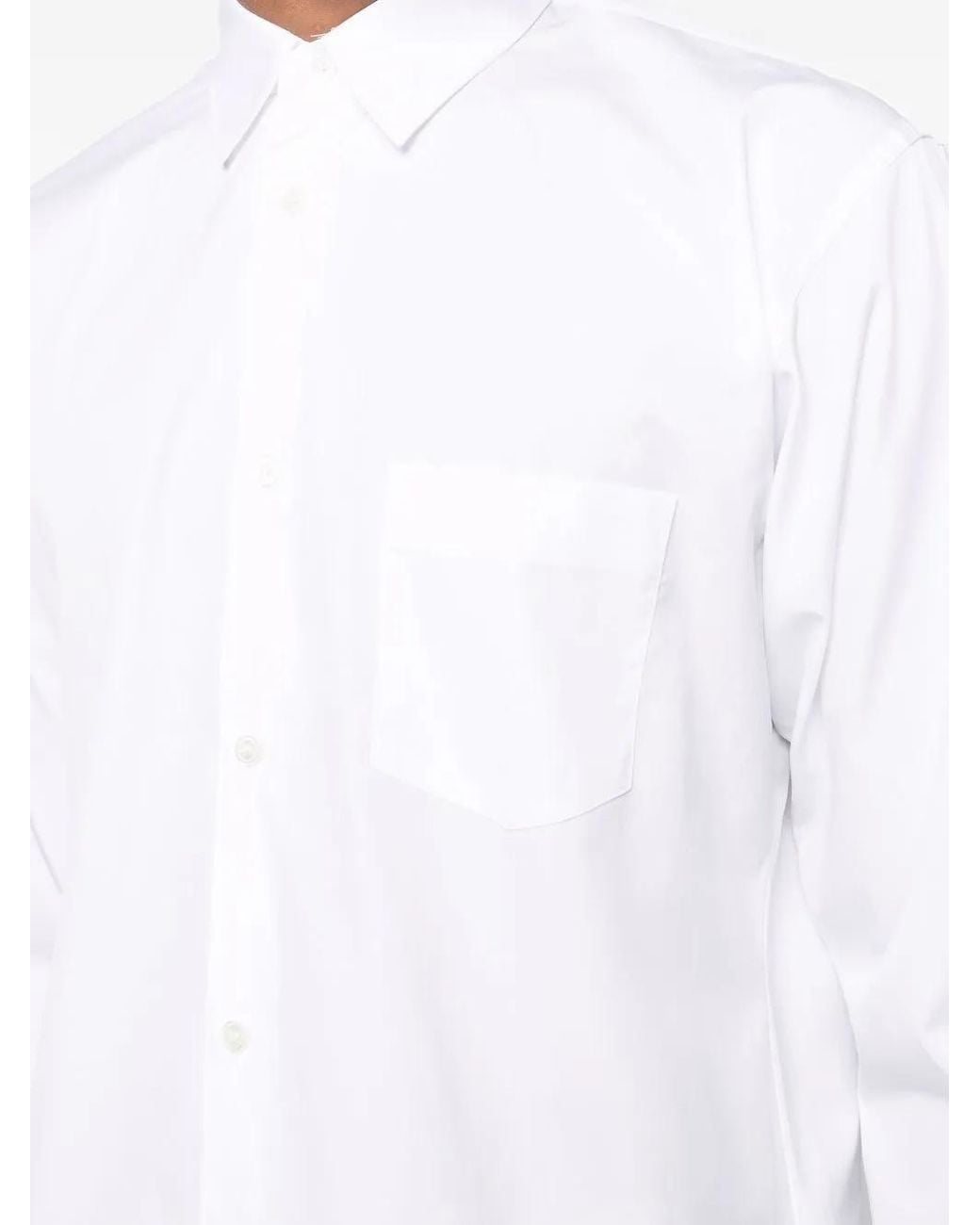 Comme des Garçons White Pocket Shirt for men