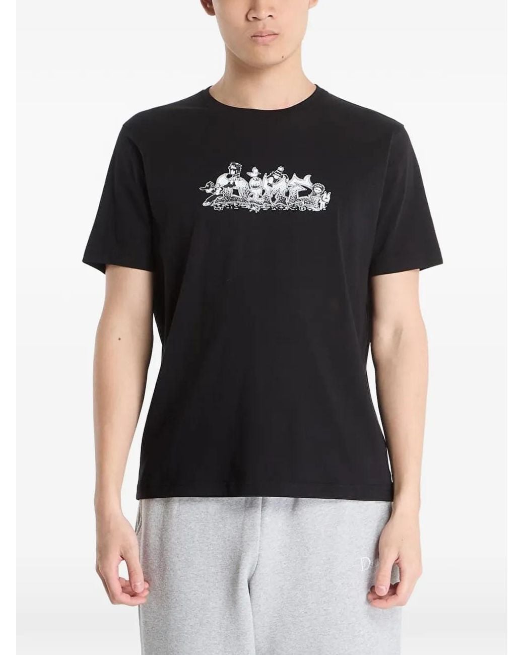 Dime Black T-Shirt À Imprimé Graphique