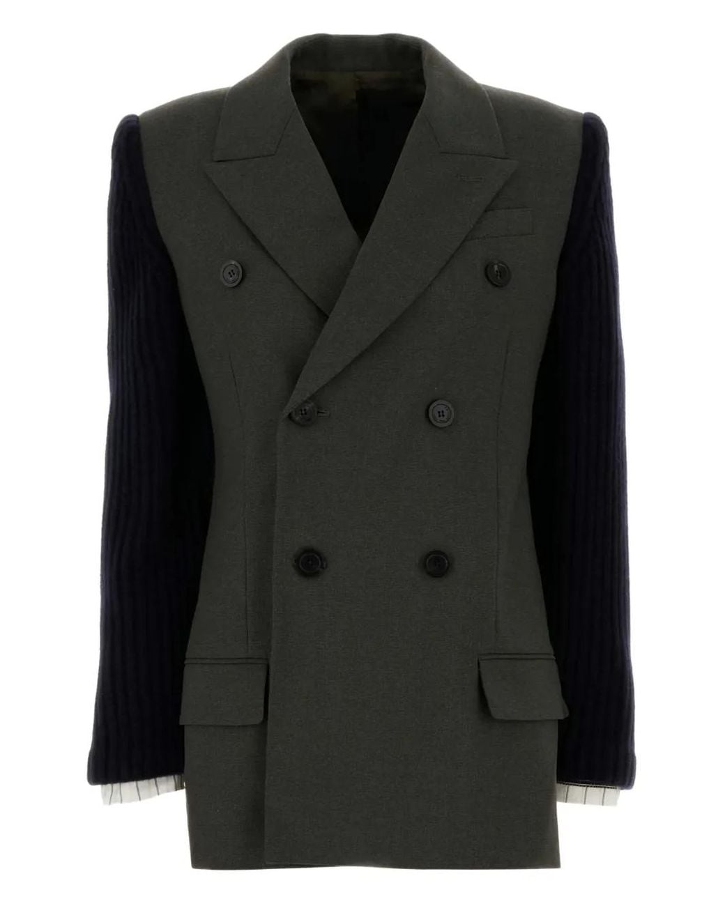 Jean Paul Gaultier Black Double-Breasted Blazer