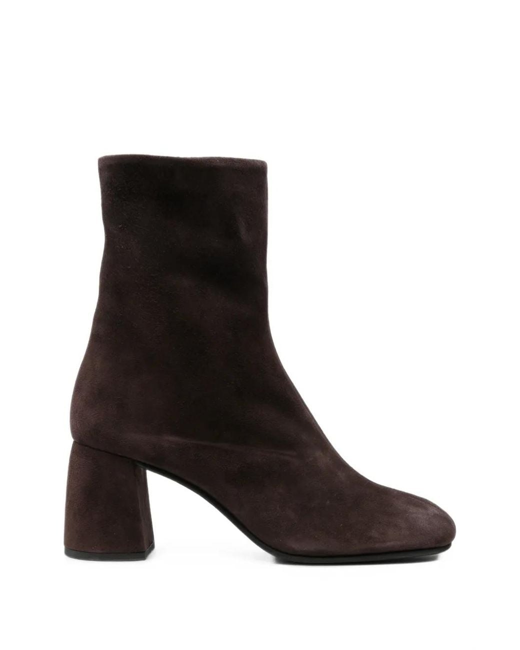 Liska Black Bottines À Talon Épais 80 Mm