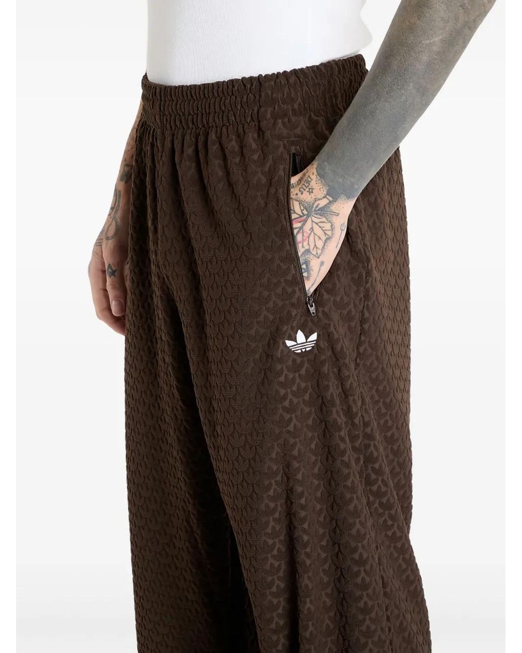 Adidas Trainingsbroek Met Monogram in het Brown voor heren