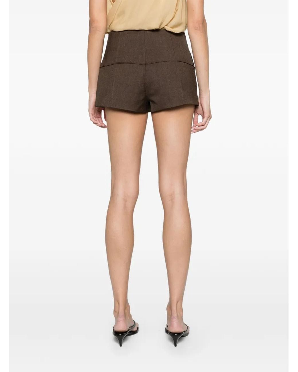 Sir Brown Henrik Tailored Mini Shorts