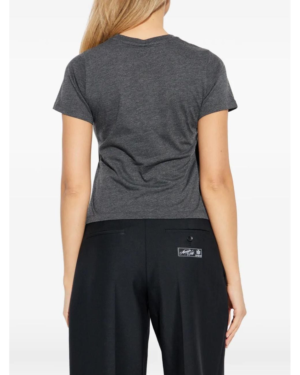 Alexander Wang Blue Knotted Graphic T-Shirt