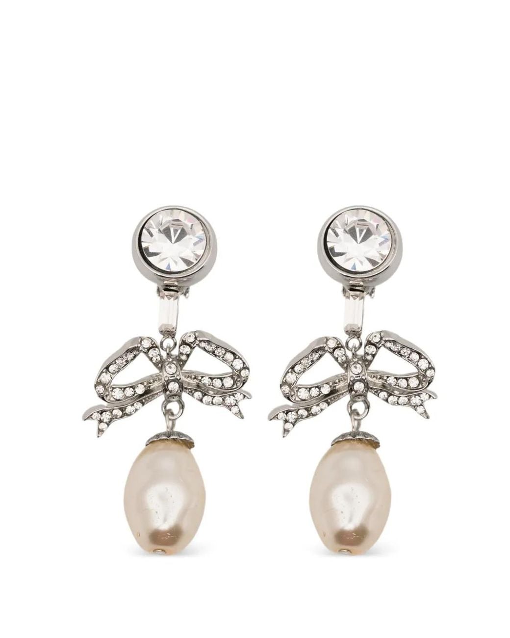 Orecchini Con Perle Sintetiche di N°21 in White