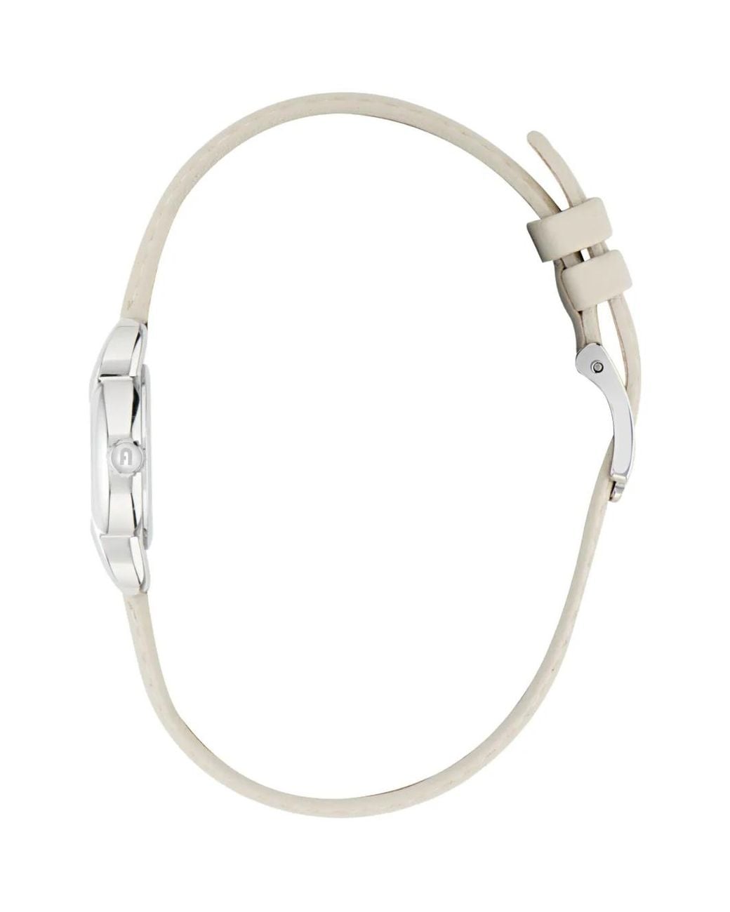 Furla White Leather Strap 28Mm