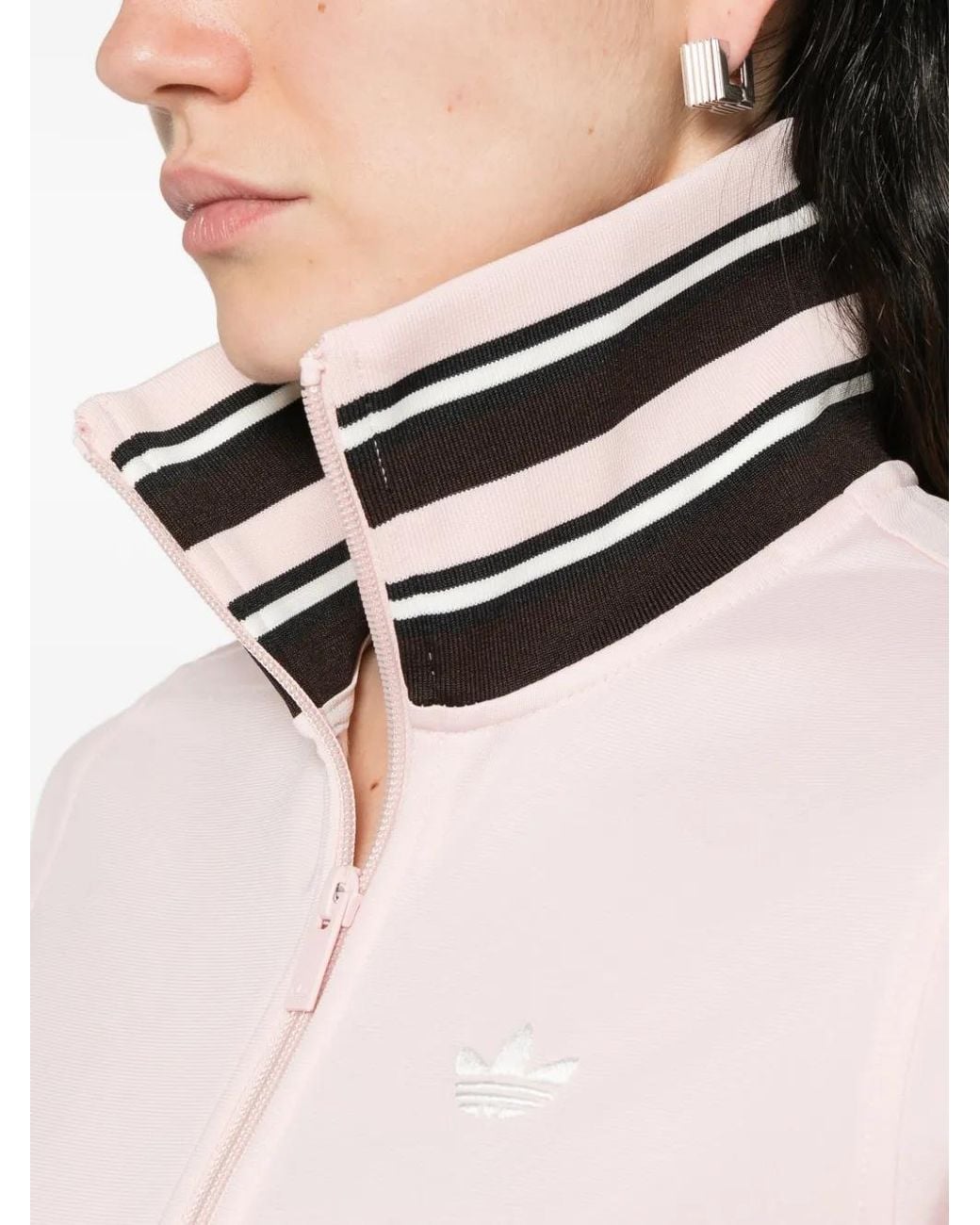 Adidas Pink Tt High Knitted Ribs Top