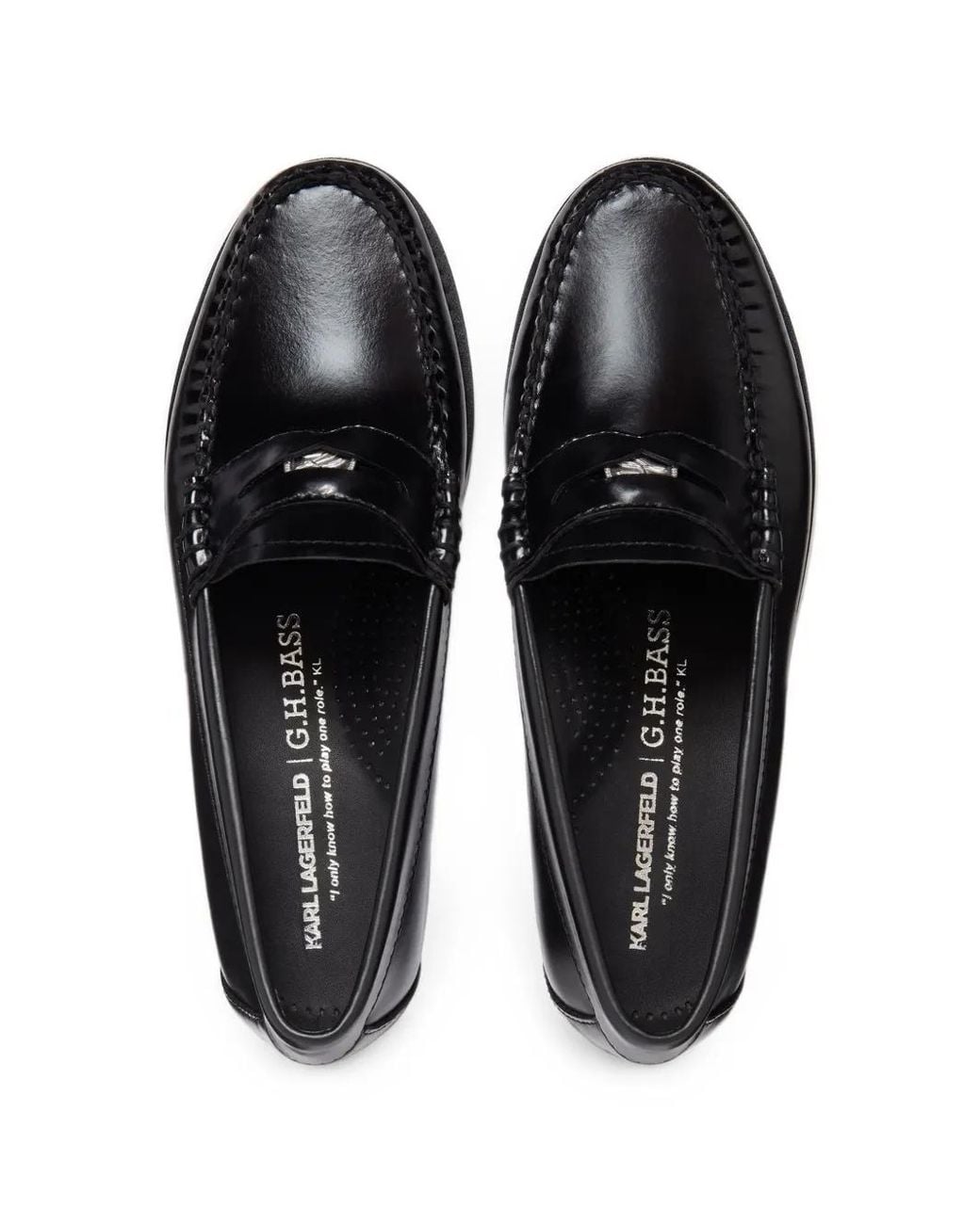 G.H.BASS White Weejuns Penny Loafers