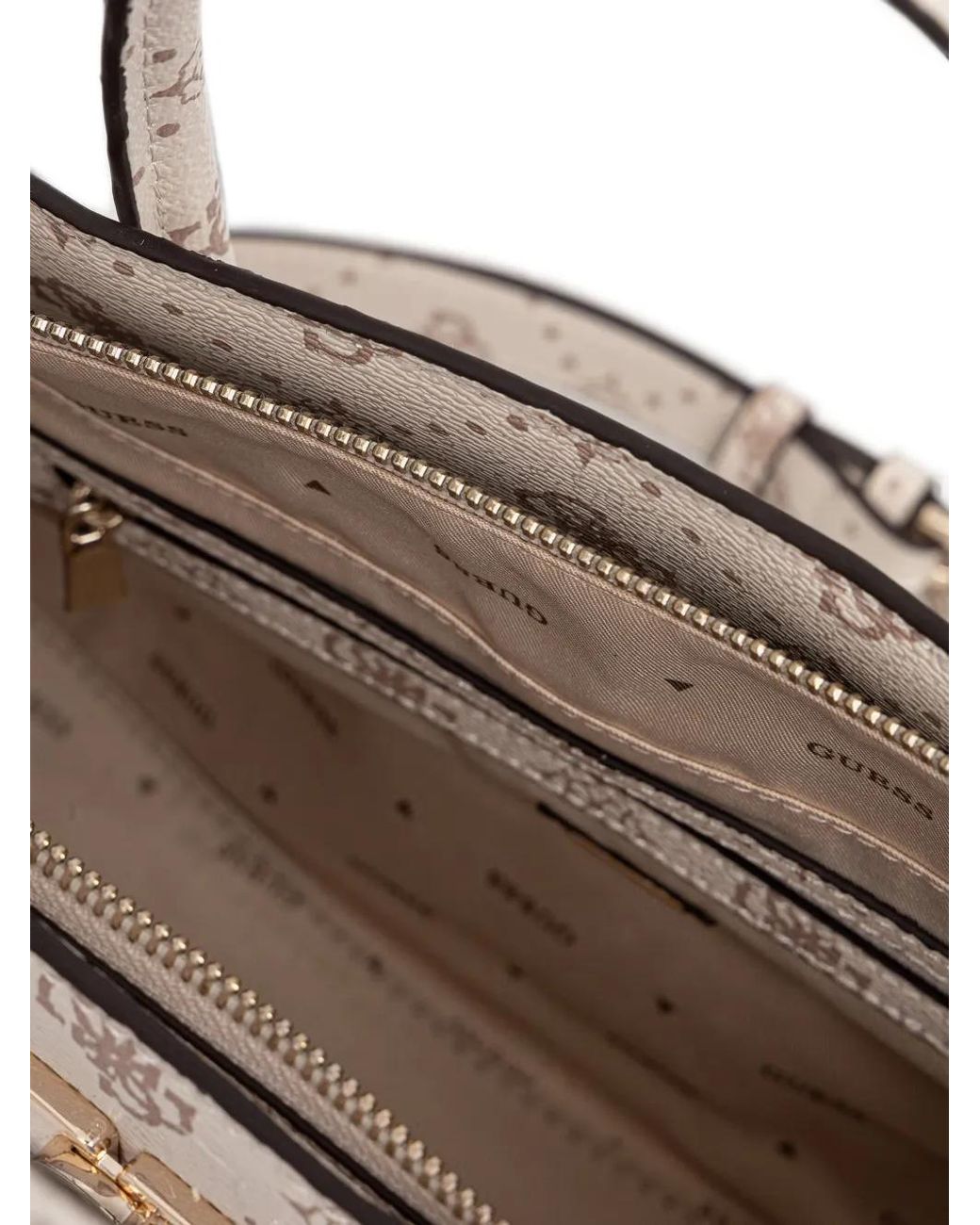 Guess Natural Emelie Logo Handbag