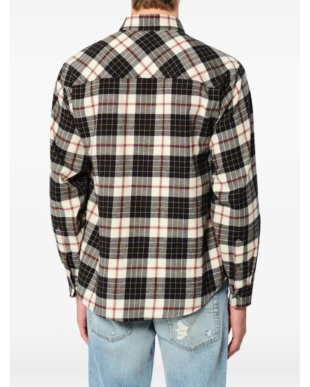 Isabel Marant Natural Saul Check-Pattern Shirt for men