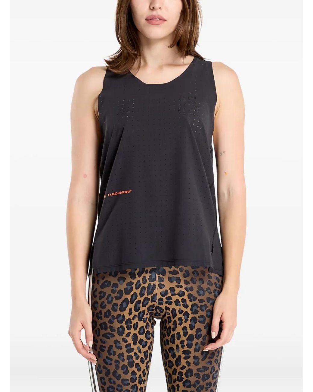 Adidas Black X H.Koumori Perforated Running Top