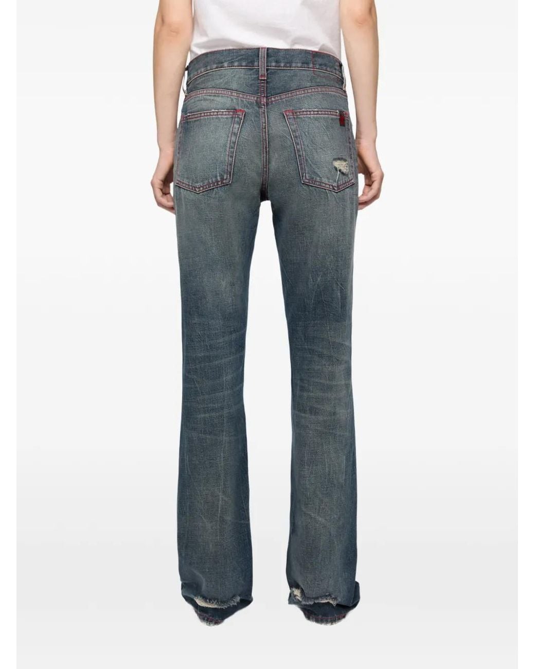 Acne Blue Re-Edition Worn Jeans