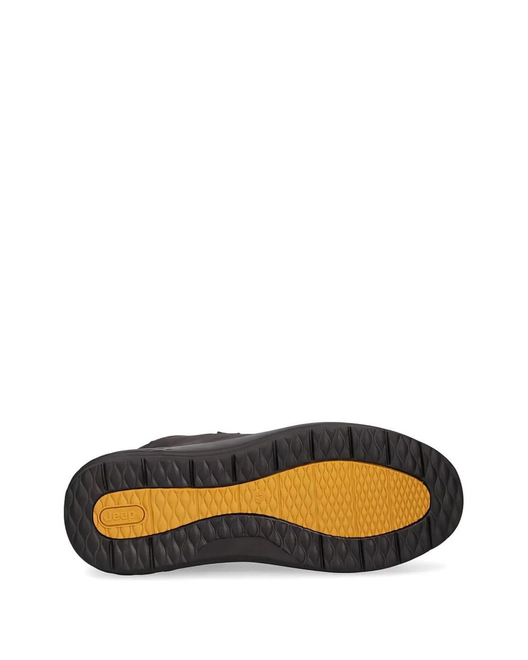 Jeep Brown Zip Lace-Up Sneakers for men