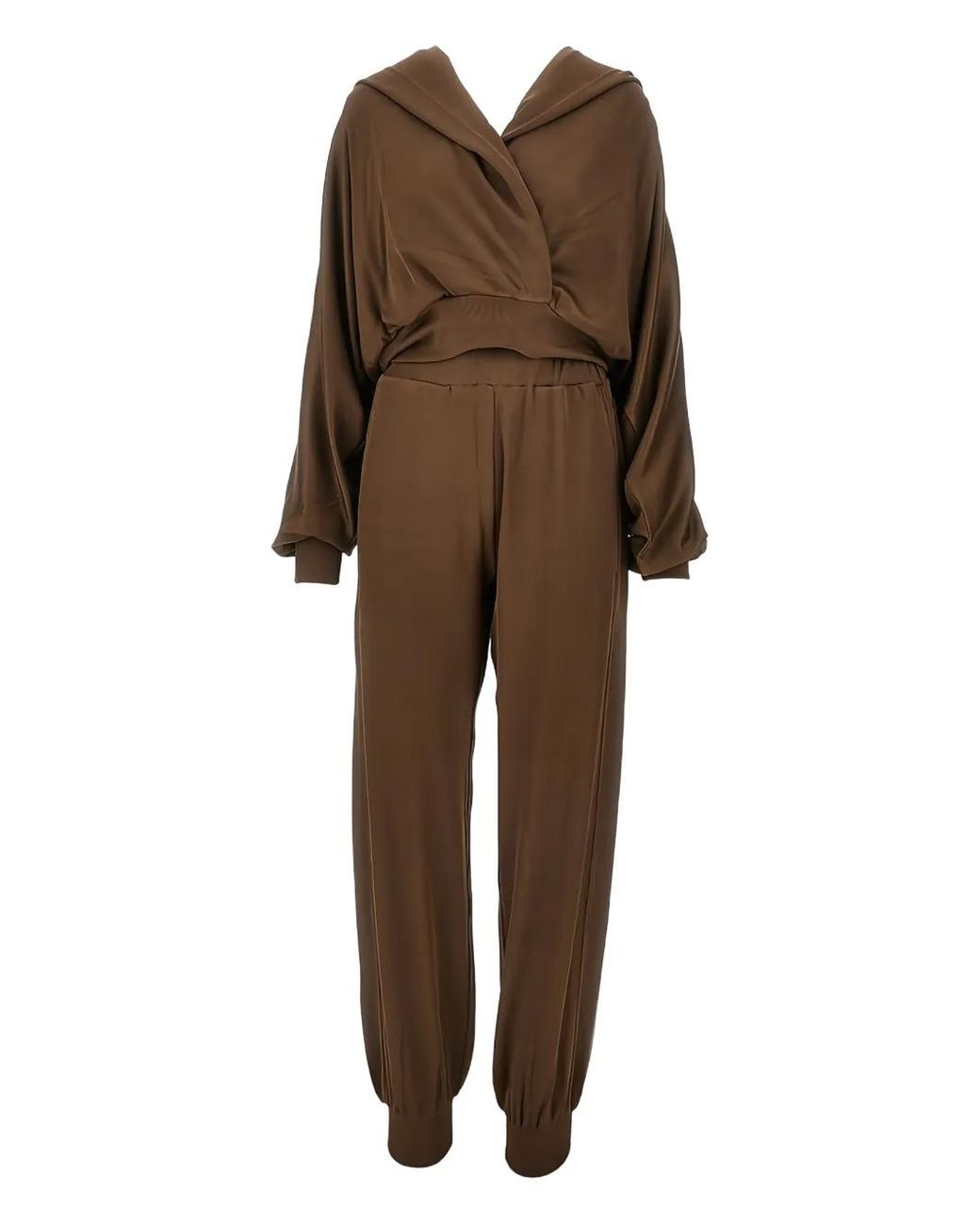ANDAMANE Brown Grace Trousers Set