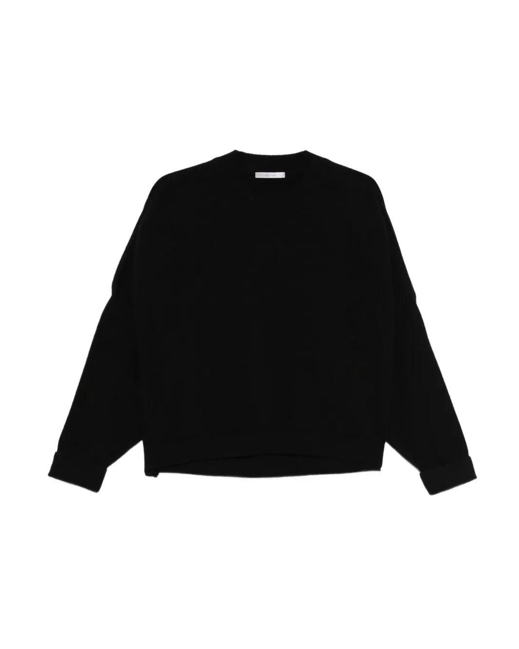 Dusan Black Crew-Neck Sweater