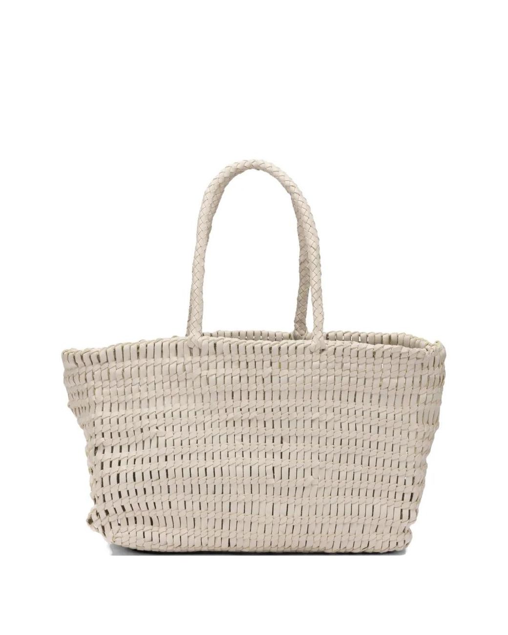 Dragon Diffusion Terrafino Woven Leather Tote Bag in Natural | Lyst UK