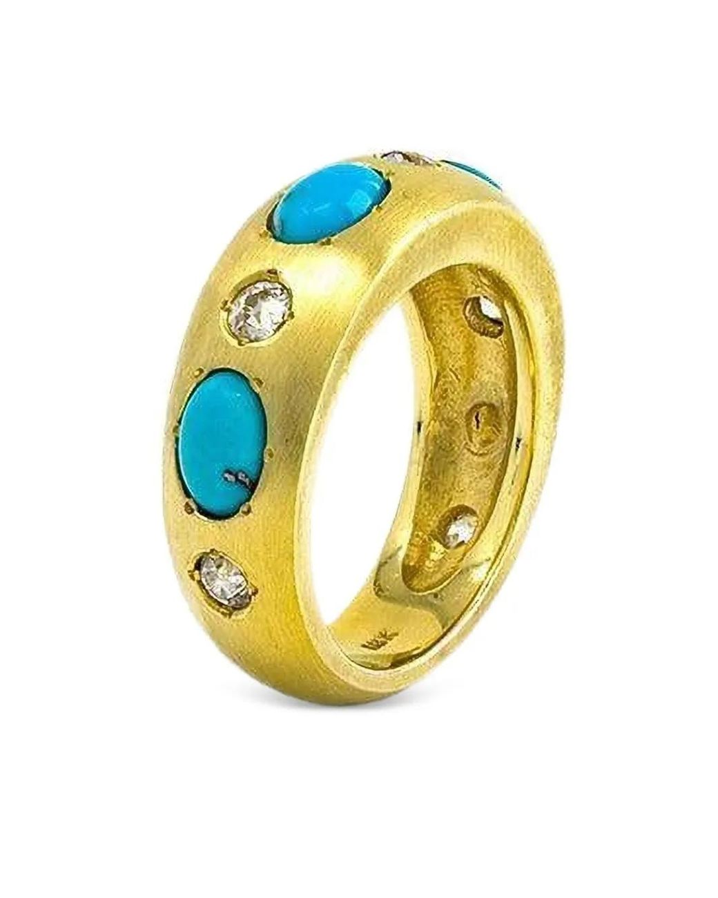 Jenna Blake Metallic 18K And Diamond Ring