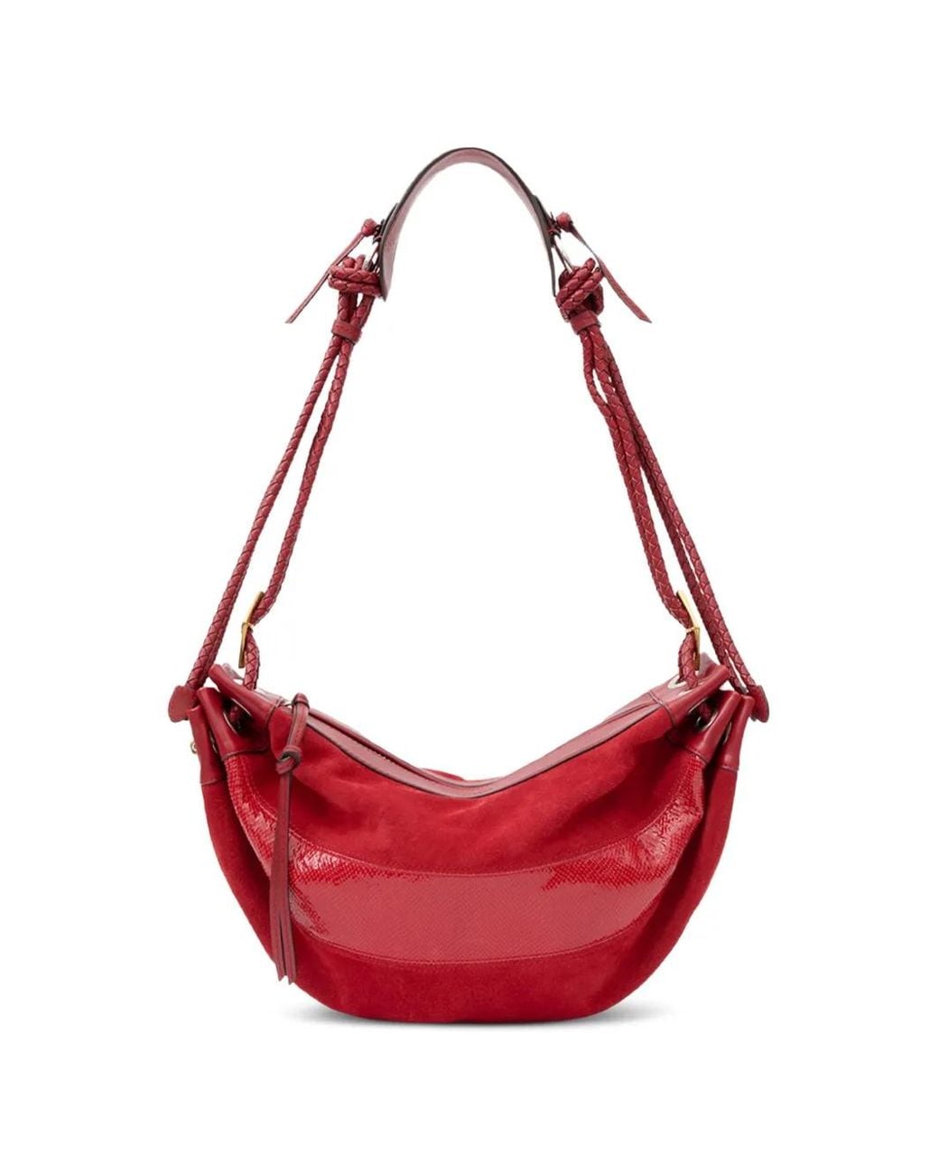 Isabel Marant Red Maia Medium Leather Bag