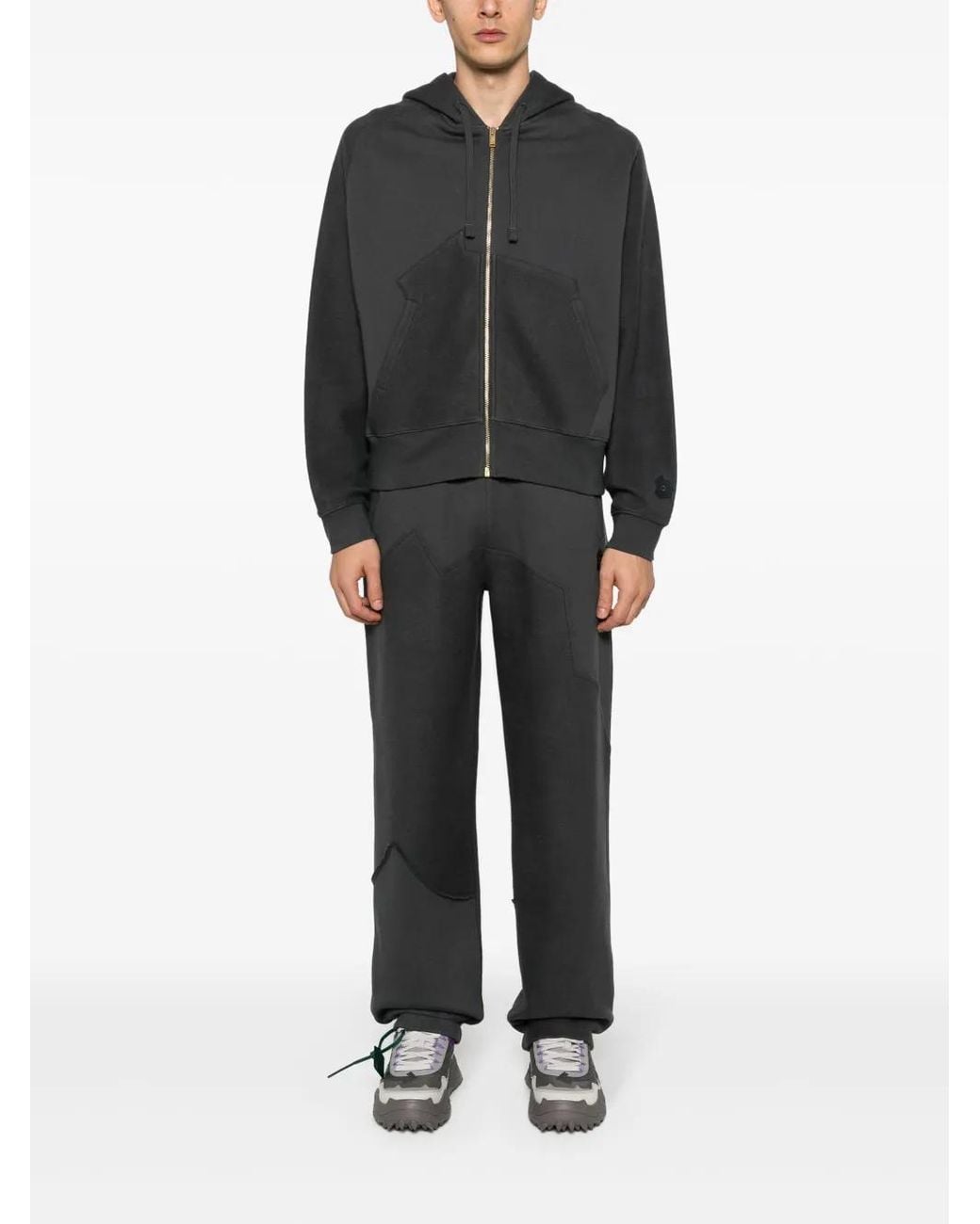Objects IV Life Black Thought Bubble Panelled Track Pants