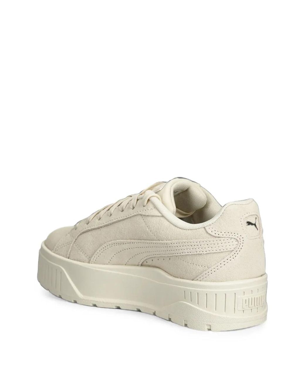 PUMA White Baskets Karmen Ii À Plateforme