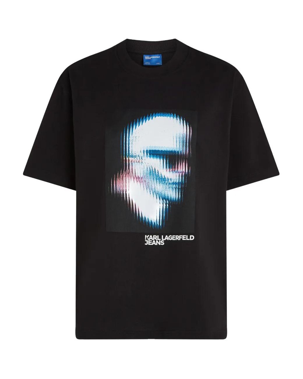 Karl Lagerfeld Black Digitized Karl T-Shirt