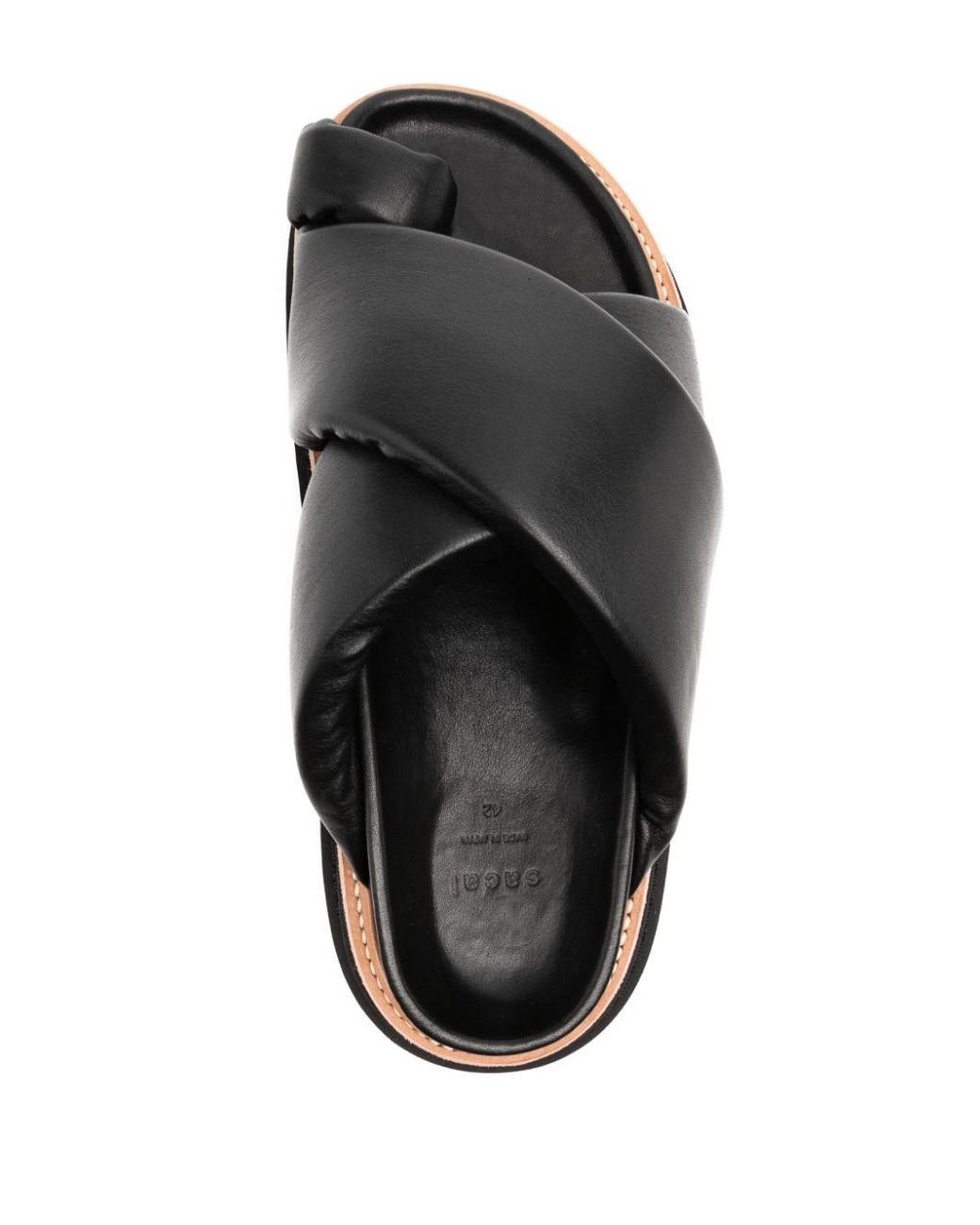 sacai-black-Sandali-Con-Suola-