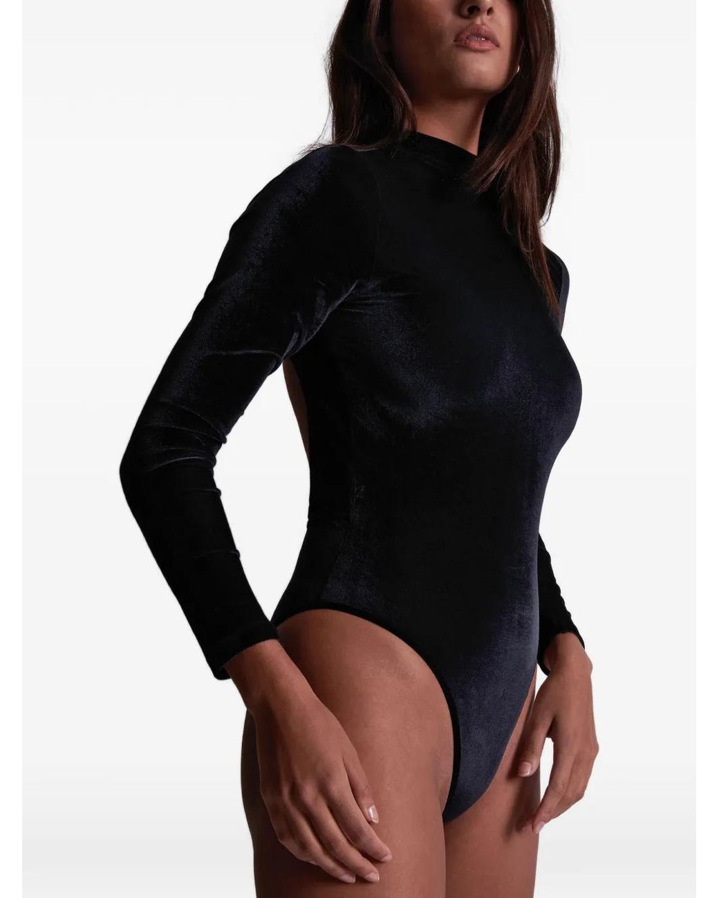 Aubade Blue Open-Back Bodysuit