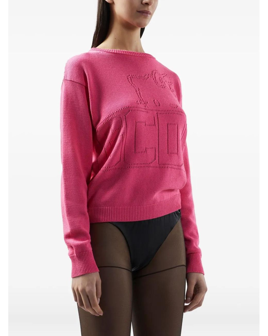 Gcds Pink X Hello Kitty Cropped Jumper