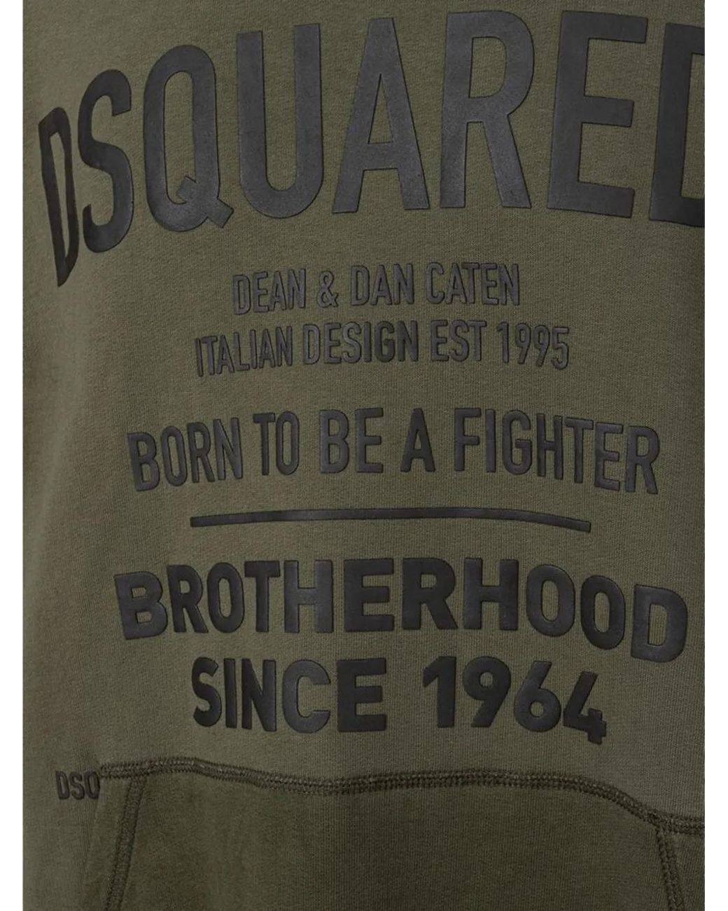DSquared² Green Graphic-Print Oversized Sweatshirt for men