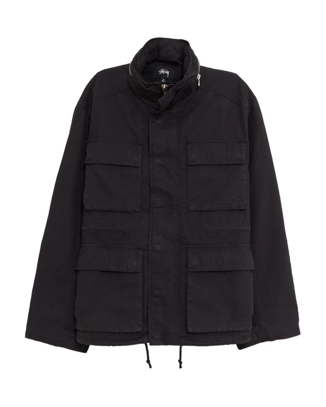 Stussy M65 Utility Jacket in Black | Lyst