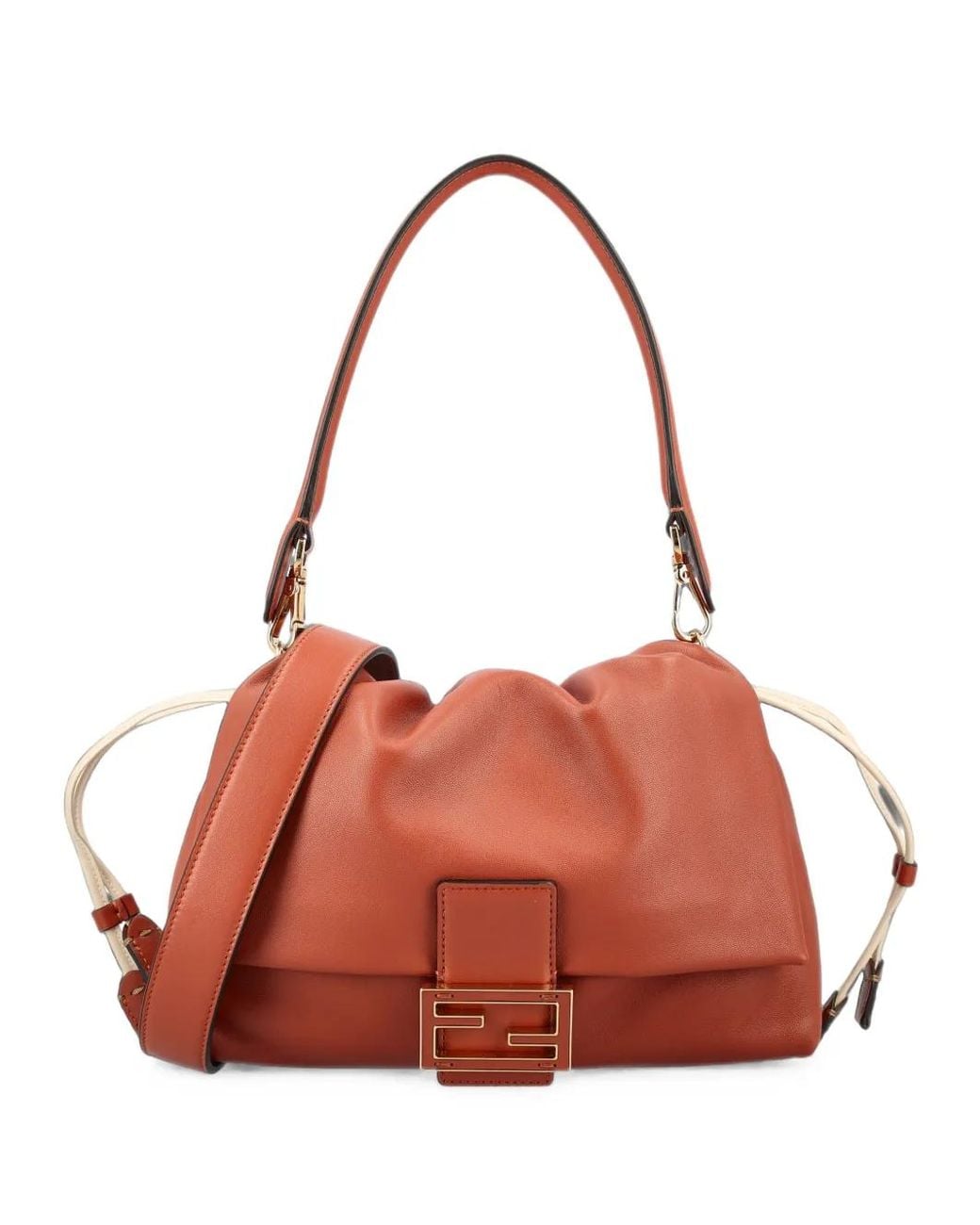 Fendi Red Mamma Baguette Medium Bag