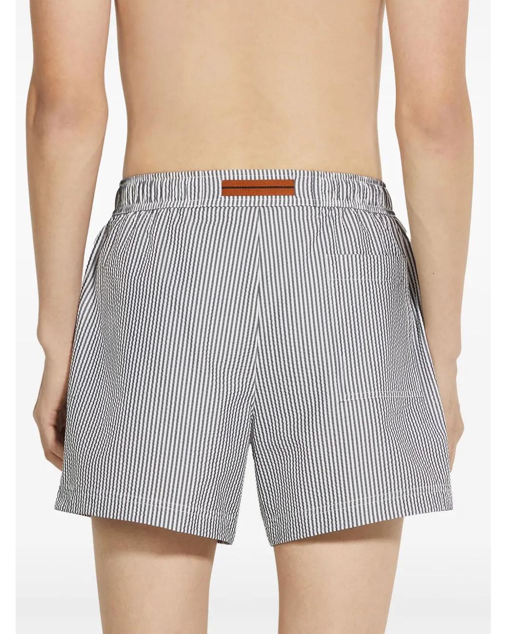 Zegna Gray Swimsuit for men