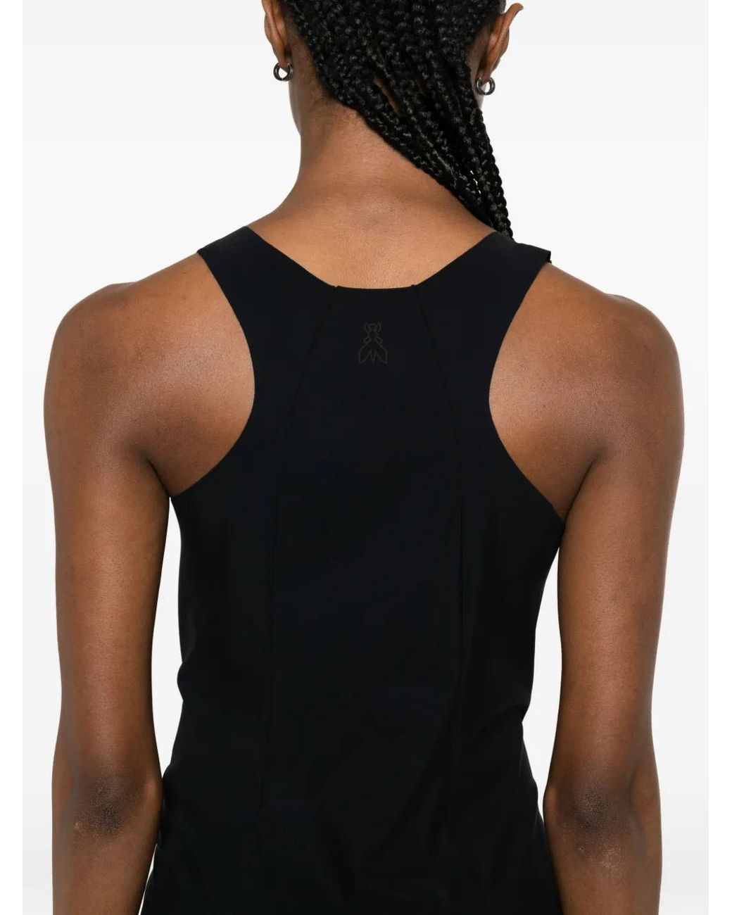 Patrizia Pepe Black Sleeveless Midi Dress