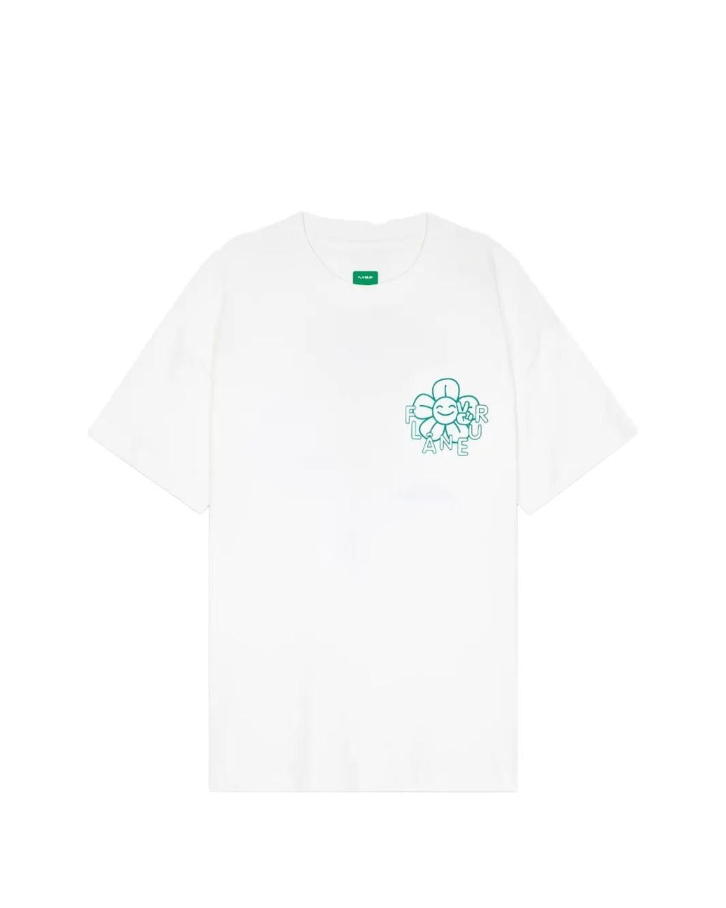 flâneur White Flower T-Shirt for men