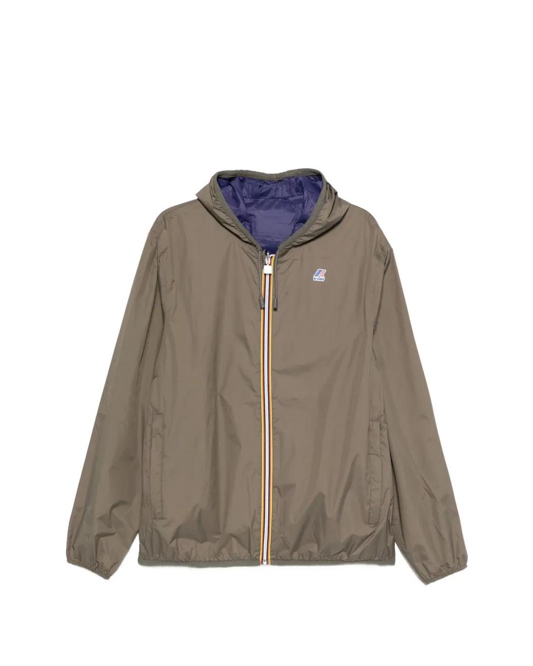 Veste À Patch Logo K-Way pour homme en coloris Brown