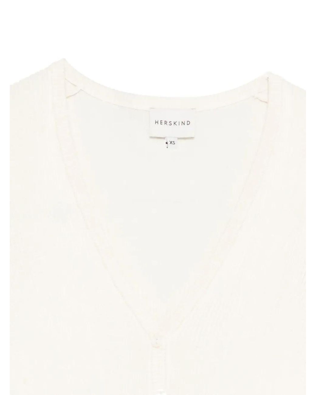 Herskind White Chichi Cardigan