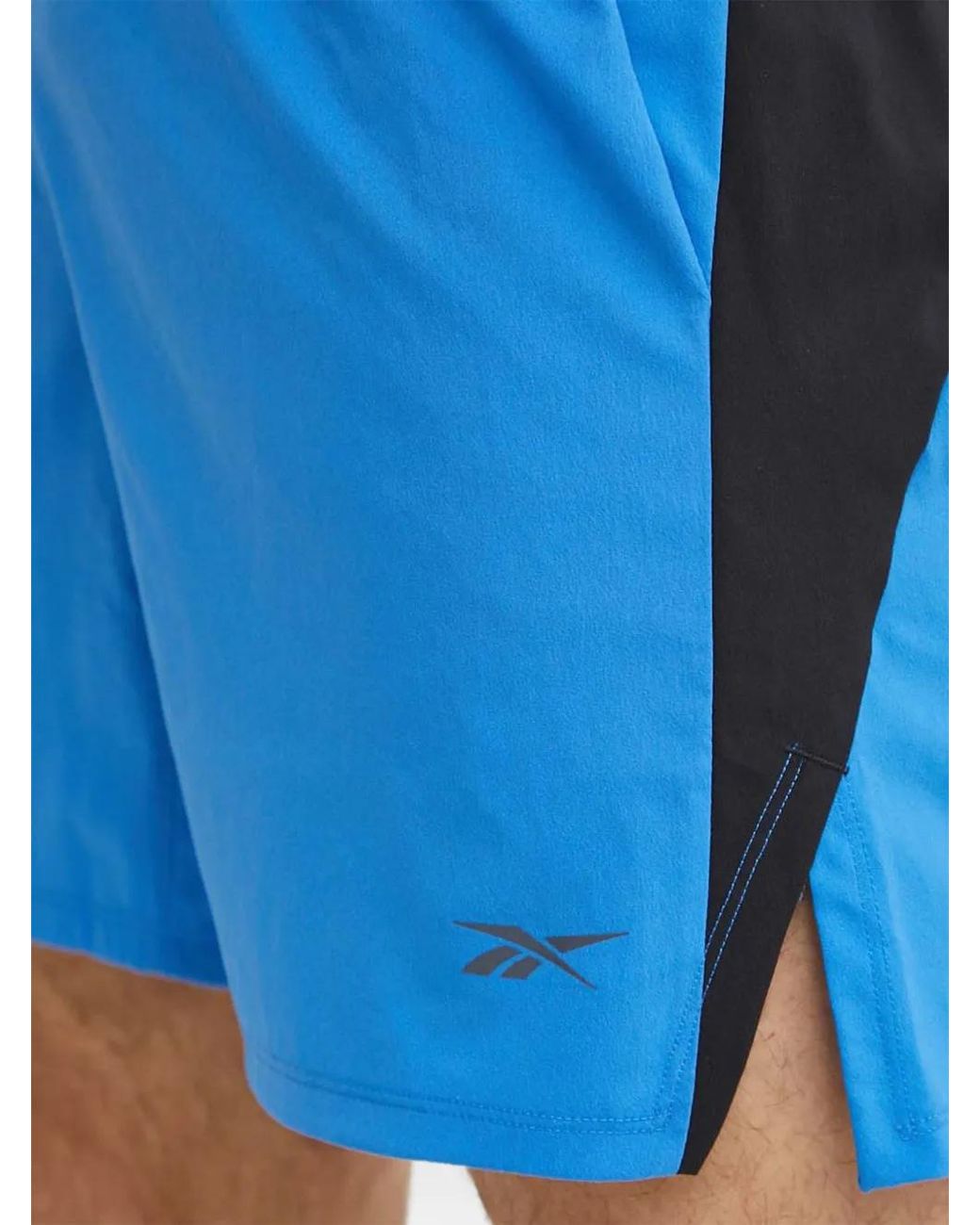 Reebok Blue Speed 4.0 Side-Stripe Track Shorts for men