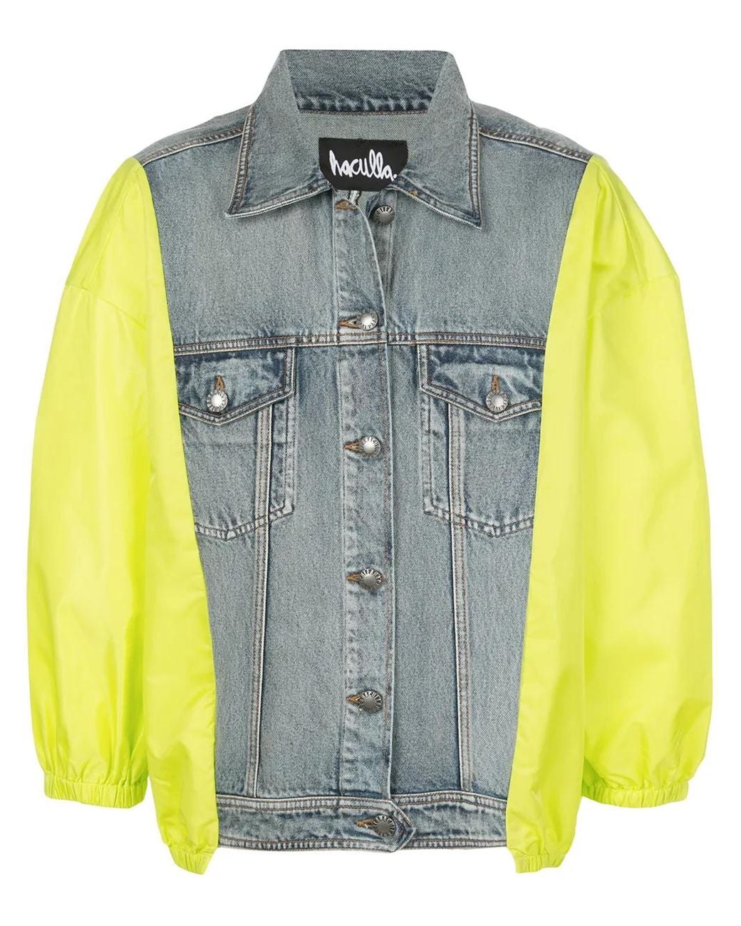 Haculla Blue Hybrid Denim Contrast Jacket for men